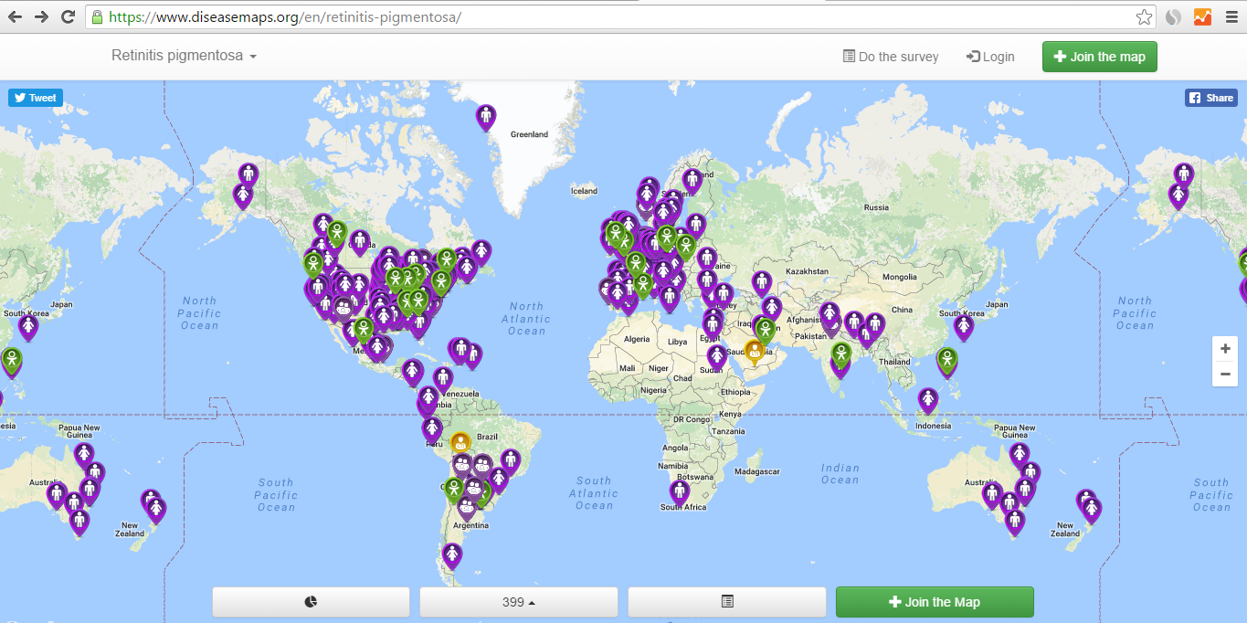 Disease Maps Retinitis Pigmentosa