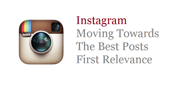 Instagram posts relevance