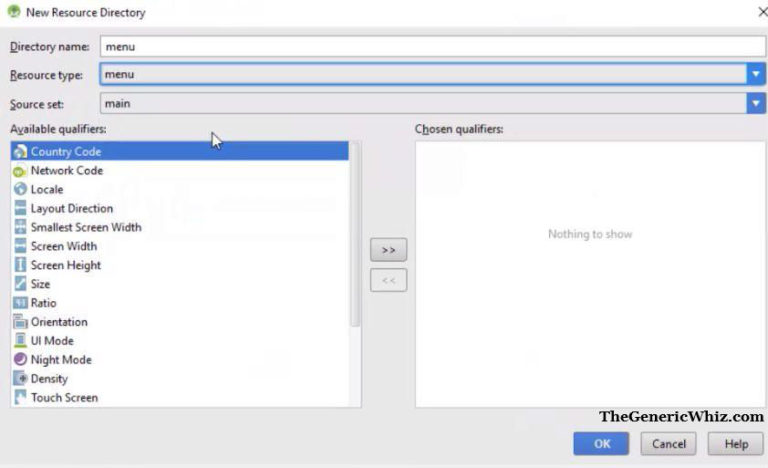 Menu Resource File Android Studio Create menu resource directory (res/menu) in Android Studio – The ...